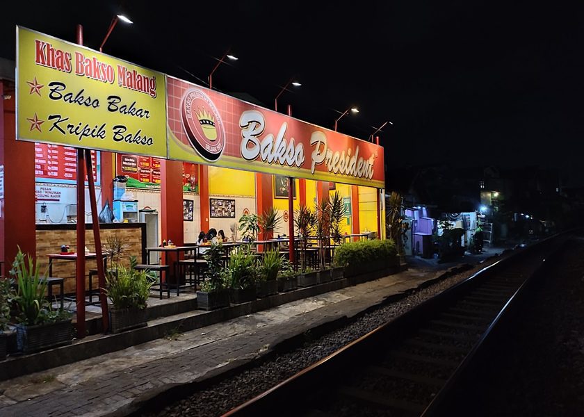 Kulineran malam tahun baru Malang di Bakso President Malang